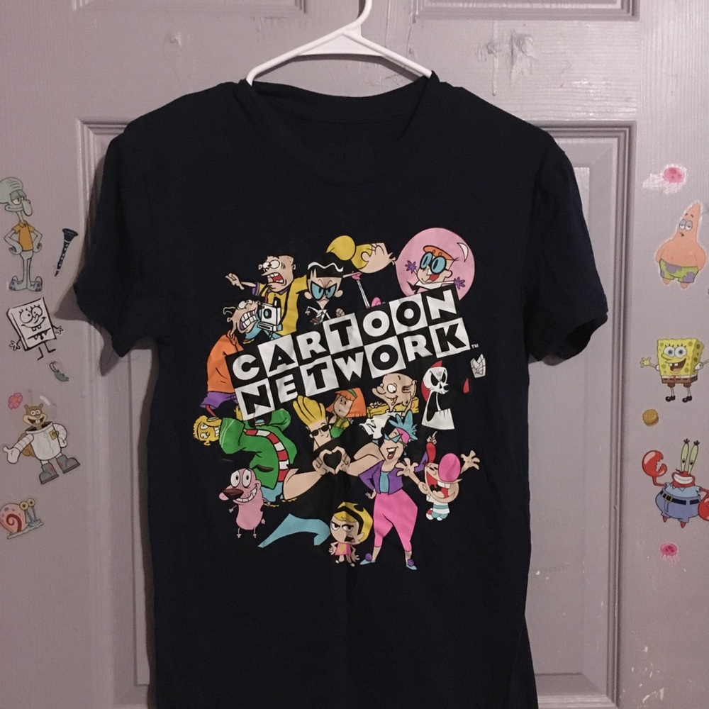 Cartoon Network Black Graphic Logo T-Shirt